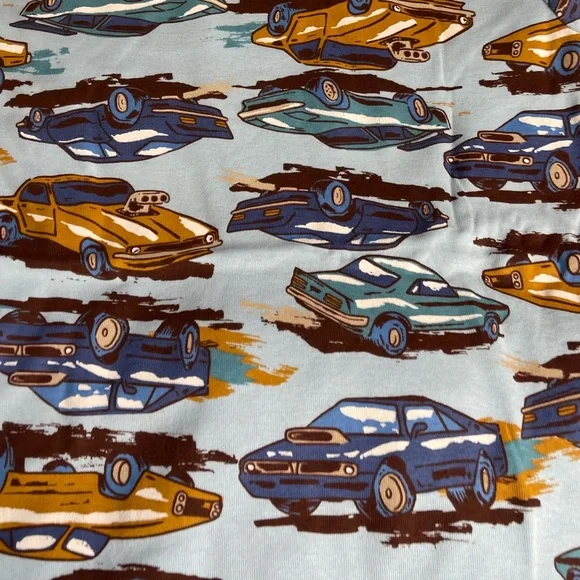NWt 14 12 carters CLASSIC CARS 4 pc pajamas boys spring summer easter retro camp